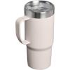 STANLEY The Everyday Suburban Mug | 24 oz | Drink Through Lid | Cup for Coffee, Tea and Drinks | Insulated Stainless Steel Coffee Mug | BPA-Free | Coastal Teal Gloss(Rose Quartz)