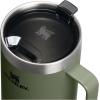 STANLEY The Everyday Suburban Mug | 24 oz | Drink Through Lid | Cup for Coffee, Tea and Drinks | Insulated Stainless Steel Coffee Mug | BPA-Free | Coastal Teal Gloss(Dried Pine)