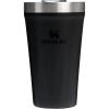 STANLEY Everyday Tumbler | Press Fit Drink Through Lid | Beverage, Coffee, and Cocktail Cup | Insulated Stainless Steel Wine Glass | BPA-Free(Black 2.0)