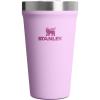 STANLEY Everyday Tumbler | Press Fit Drink Through Lid | Beverage, Coffee, and Cocktail Cup | Insulated Stainless Steel Wine Glass | BPA-Free(Soft Orchid)