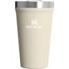 STANLEY Everyday Tumbler | Press Fit Drink Through Lid | Beverage, Coffee, and Cocktail Cup | Insulated Stainless Steel Wine Glass | BPA-Free(Toasted Almond)