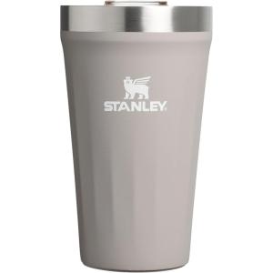 STANLEY Everyday Tumbler | Press Fit Drink Through Lid | Beverage, Coffee, and Cocktail Cup | Insulated Stainless Steel Wine Glass | BPA-Free(Ash)