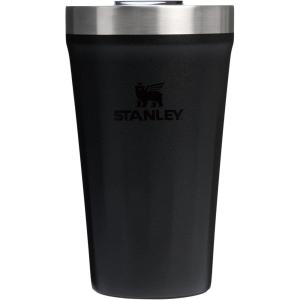 STANLEY Everyday Tumbler | Press Fit Drink Through Lid | Beverage, Coffee, and Cocktail Cup | Insulated Stainless Steel Wine Glass | BPA-Free(Black 2.0)