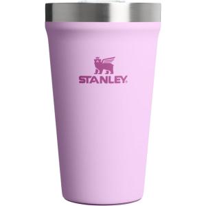 STANLEY Everyday Tumbler | Press Fit Drink Through Lid | Beverage, Coffee, and Cocktail Cup | Insulated Stainless Steel Wine Glass | BPA-Free(Soft Orchid)