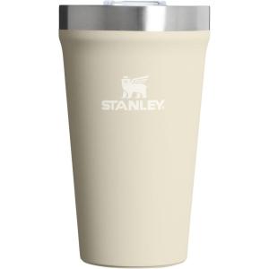STANLEY Everyday Tumbler | Press Fit Drink Through Lid | Beverage, Coffee, and Cocktail Cup | Insulated Stainless Steel Wine Glass | BPA-Free(Toasted Almond)