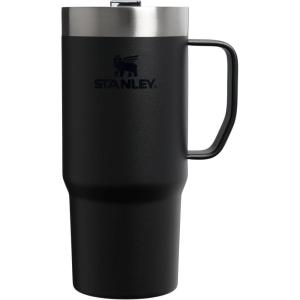 STANLEY The Everyday Suburban Mug | 24 oz | Drink Through Lid | Cup for Coffee, Tea and Drinks | Insulated Stainless Steel Coffee Mug | BPA-Free | Toast(Black 2.0)
