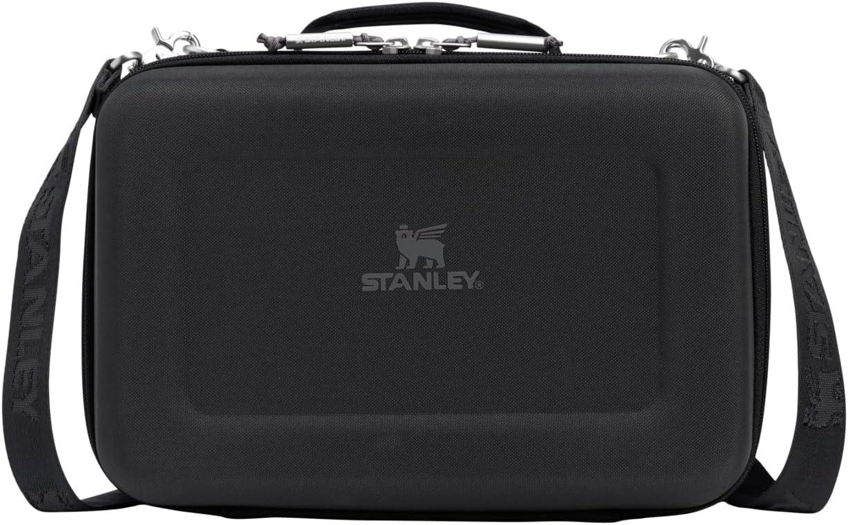 imageSTANLEY All Day Mini Lunch Box 42quart EVA Insulated Lunch Bag Crush Resistant Adjustable Strap BPAFree Sea Glass PlumeBlack