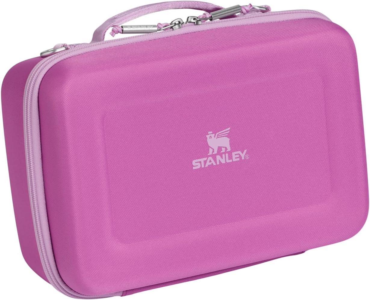 imageSTANLEY All Day Mini Lunch Box 42quart EVA Insulated Lunch Bag Crush Resistant Adjustable Strap BPAFree Sea Glass PlumeDark Blossom