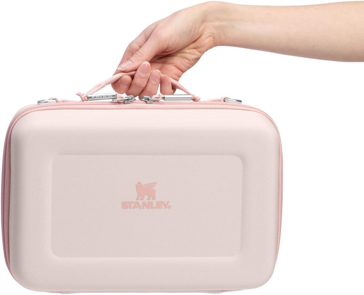 imageSTANLEY All Day Mini Lunch Box 42quart EVA Insulated Lunch Bag Crush Resistant Adjustable Strap BPAFree Sea Glass PlumeRose Quartz