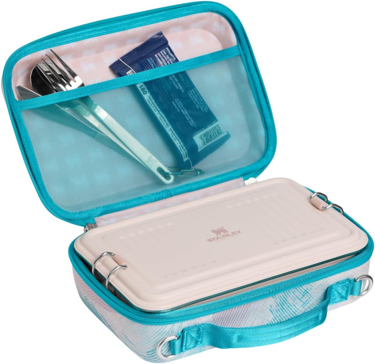 imageSTANLEY All Day Mini Lunch Box 42quart EVA Insulated Lunch Bag Crush Resistant Adjustable Strap BPAFree Sea Glass PlumeSea Glass Plume