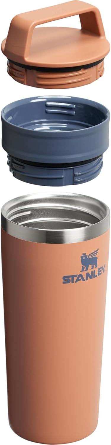 imageSTANLEY Cafe To Go Travel Mug 16 oz Leakproof TwoPart Drink Through Lid Tumbler Cup for Coffee Tea and Drinks Insulated Stainless Steel Coffee Mug BPAFree Toast