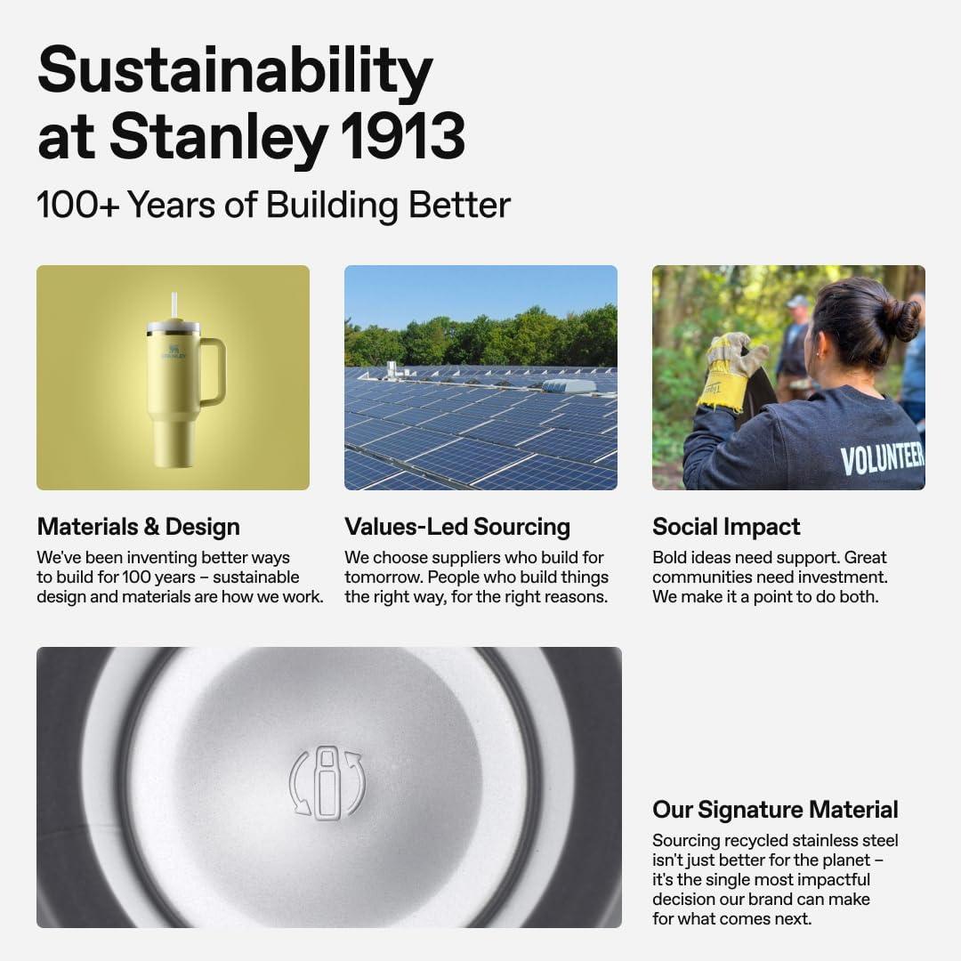 imageSTANLEY IceFlow 20 Flip Straw Tumbler with Handle 14 oz Twist On Lid and Flip Up Straw Leakproof Water Bottle Insulated Stainless Steel BPAFree AshDew Drop