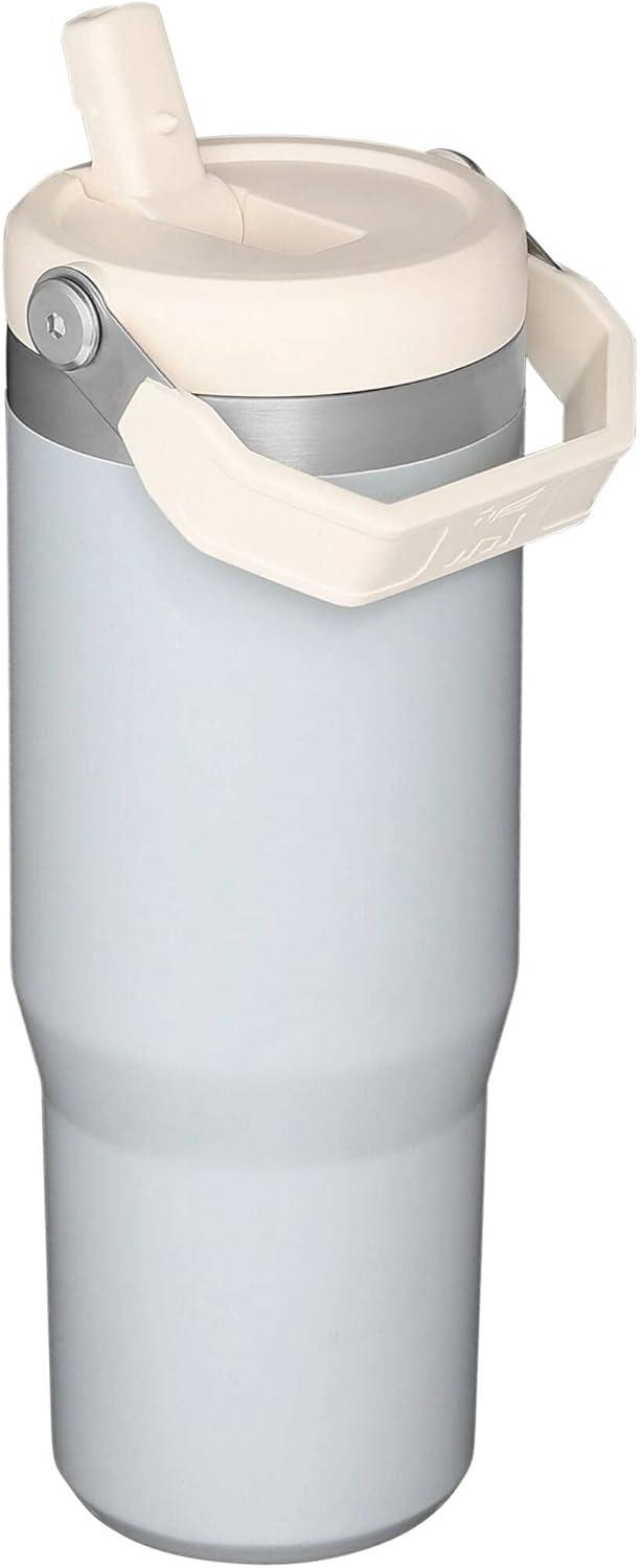 imageSTANLEY IceFlow 20 Flip Straw Tumbler with Handle 14 oz Twist On Lid and Flip Up Straw Leakproof Water Bottle Insulated Stainless Steel BPAFree AshCloud