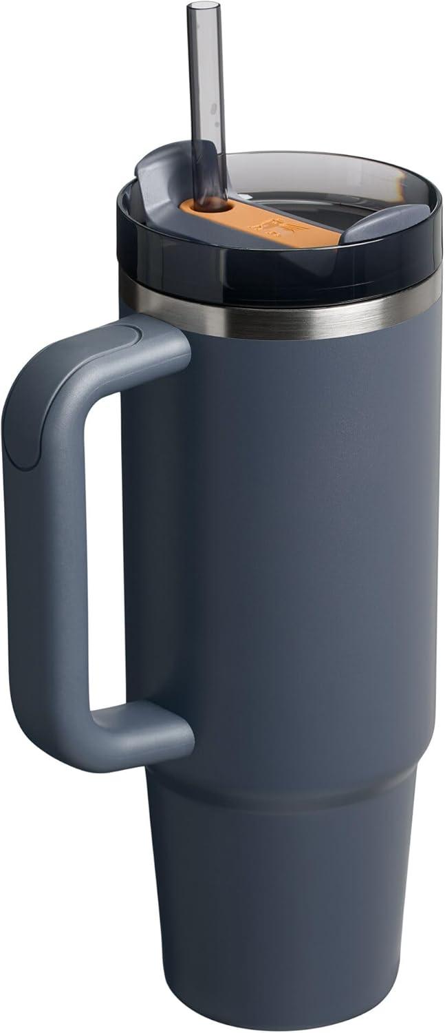 imageSTANLEY Quencher H20 Tumbler with Handle and Straw 30 oz Flowstate 3Position Lid Cup Holder Compatible for Travel Insulated Stainless Steel Cup BPAFree Sahara PlumeTwilight