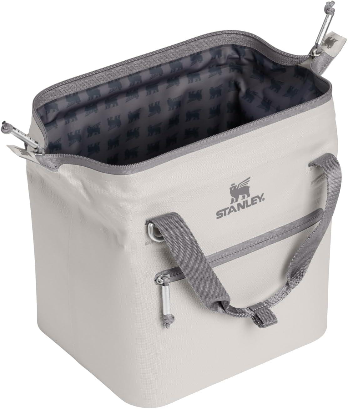 imageStanley All Day Julienne Soft Cooler Bag and Lunch Box Insulated Travel Bag with Zipper BPAFreeAsh
