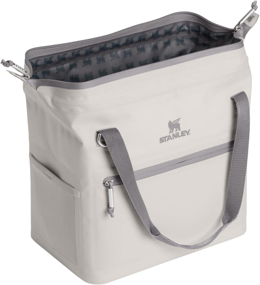 imageStanley All Day Julienne Soft Cooler Bag and Lunch Box Insulated Travel Bag with Zipper BPAFreeAsh