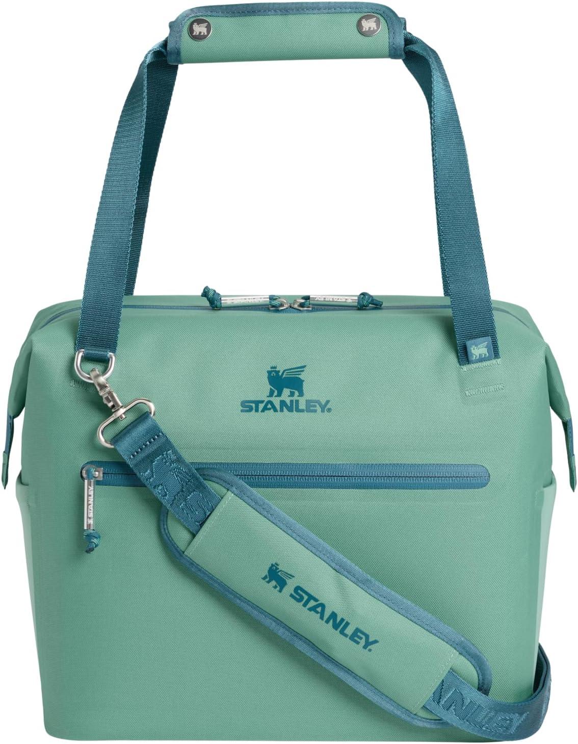 imageStanley All Day Julienne Soft Cooler Bag and Lunch Box Insulated Travel Bag with Zipper BPAFreeSpring Green