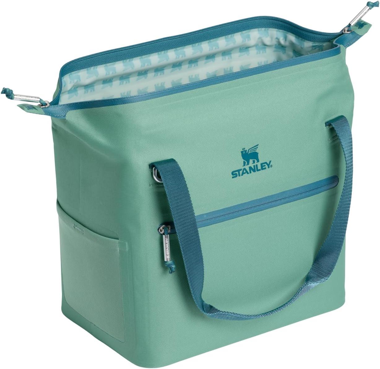 imageStanley All Day Julienne Soft Cooler Bag and Lunch Box Insulated Travel Bag with Zipper BPAFreeSpring Green