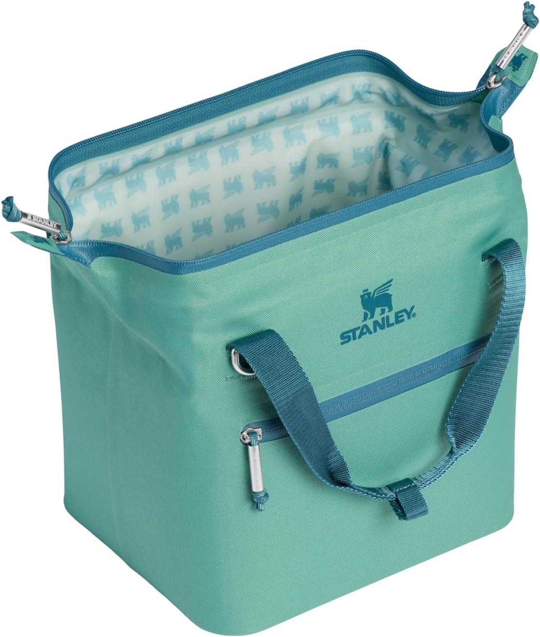 imageStanley All Day Julienne Soft Cooler Bag and Lunch Box Insulated Travel Bag with Zipper BPAFreeSpring Green