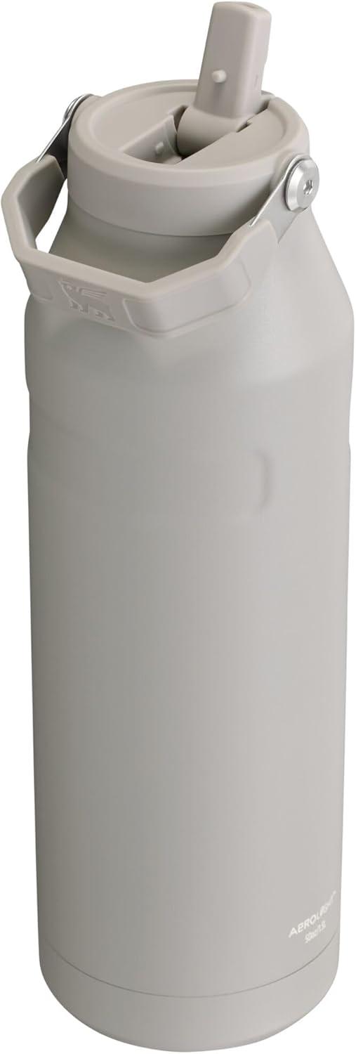 imageStanley IceFlow Flip Straw 20 Water Bottle 24 OZ BuiltIn Straw with Larger Opening Lightweight amp LeakResistant Insulated Stainless Steel BPAFree Blue SkyAsh
