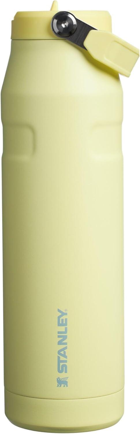 imageStanley IceFlow Flip Straw 20 Water Bottle 24 OZ BuiltIn Straw with Larger Opening Lightweight amp LeakResistant Insulated Stainless Steel BPAFree Blue SkyPomelo