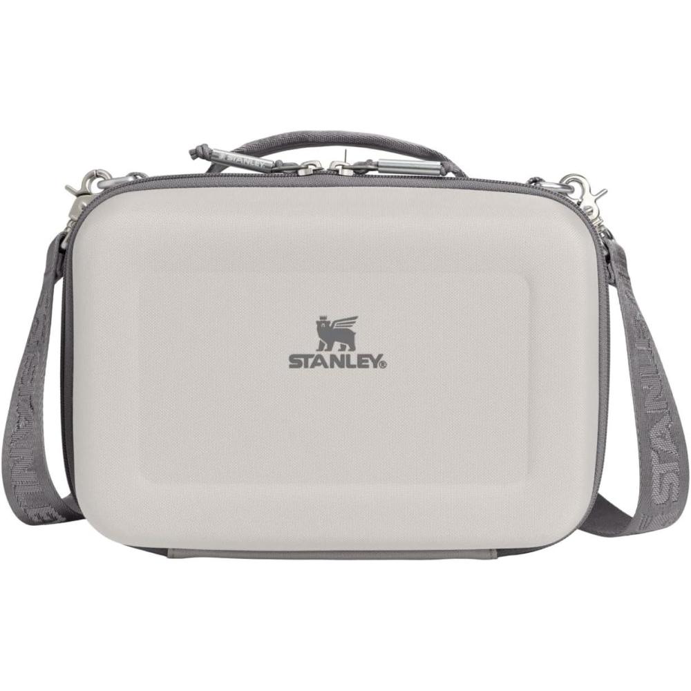 imageSTANLEY All Day Mini Lunch Box 42quart EVA Insulated Lunch Bag Crush Resistant Adjustable Strap BPAFree Sea Glass PlumeAsh