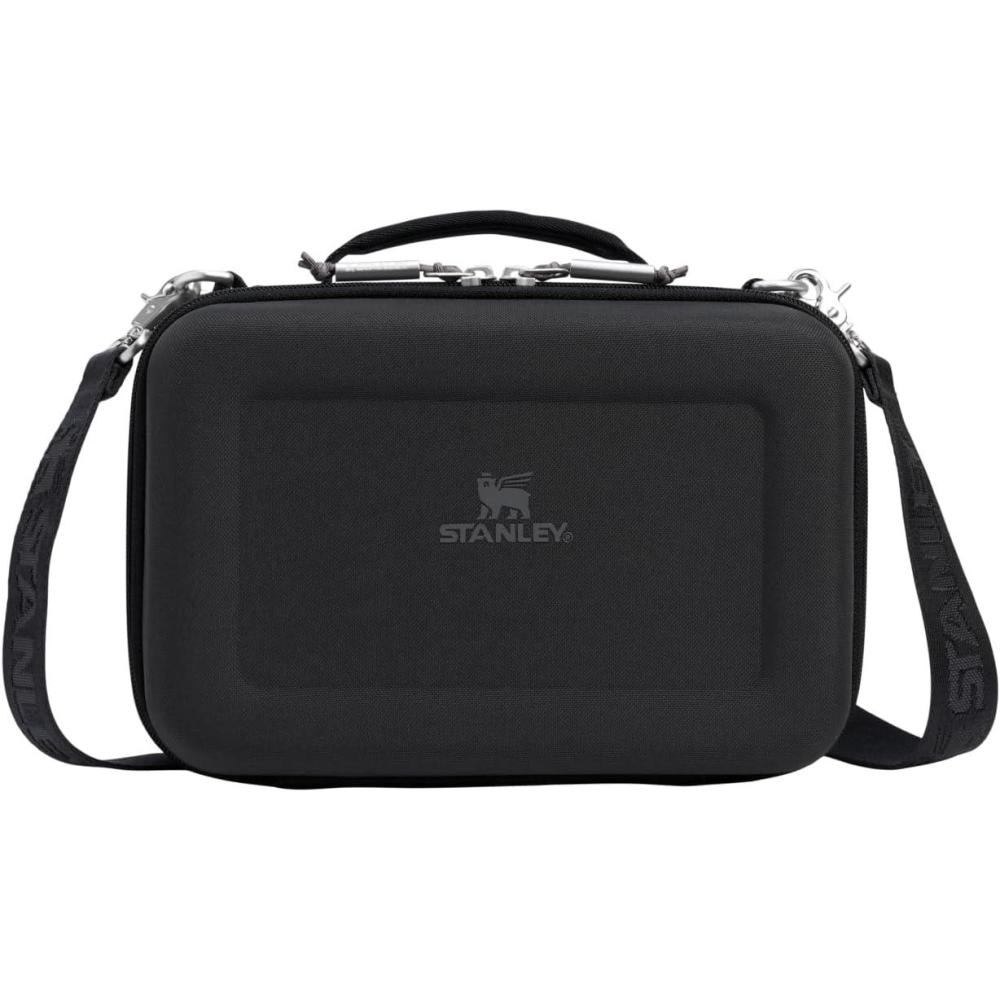 imageSTANLEY All Day Mini Lunch Box 42quart EVA Insulated Lunch Bag Crush Resistant Adjustable Strap BPAFree Sea Glass PlumeBlack