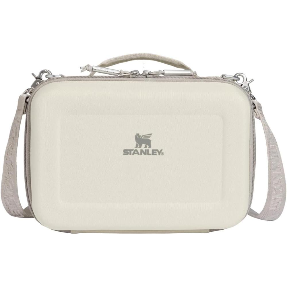 imageSTANLEY All Day Mini Lunch Box 42quart EVA Insulated Lunch Bag Crush Resistant Adjustable Strap BPAFree Sea Glass PlumeCream