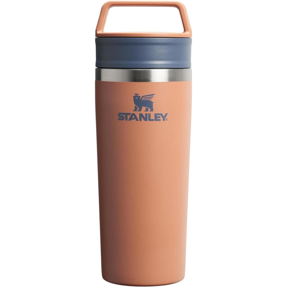 imageSTANLEY Cafe To Go Travel Mug 16 oz  Leakproof TwoPart Drink Through Lid  Tumbler Cup for Coffee Tea and Drinks  Insulated Stainless Steel Coffee Mug  BPAFree  Toast