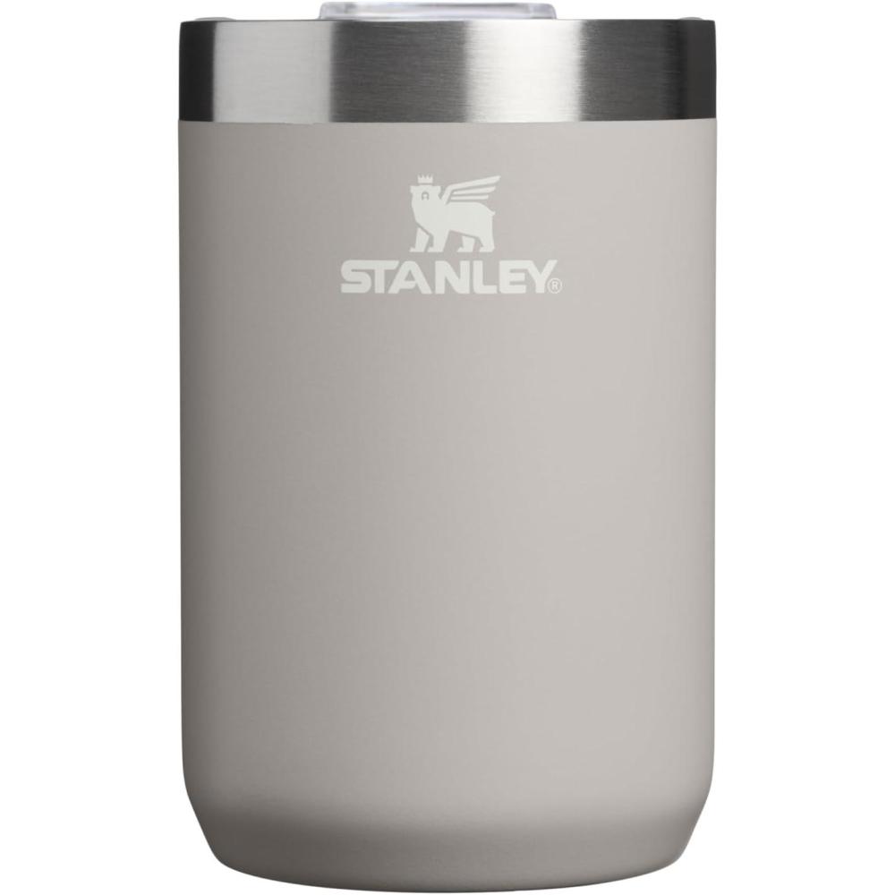 imageSTANLEY Everyday Camp Cup 12 oz Drink Through Lid Cup for Coffee Tea and Drinks Insulated Stainless Steel BPAFreeAsh