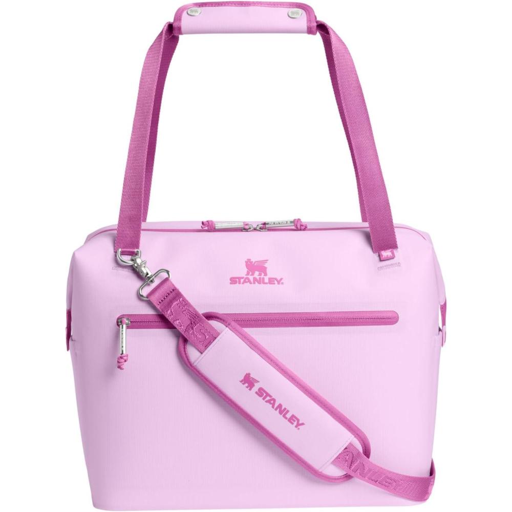 imageStanley All Day Julienne Soft Cooler Bag and Lunch Box  Insulated Travel Bag with Zipper  BPAFreeSoft Orchid