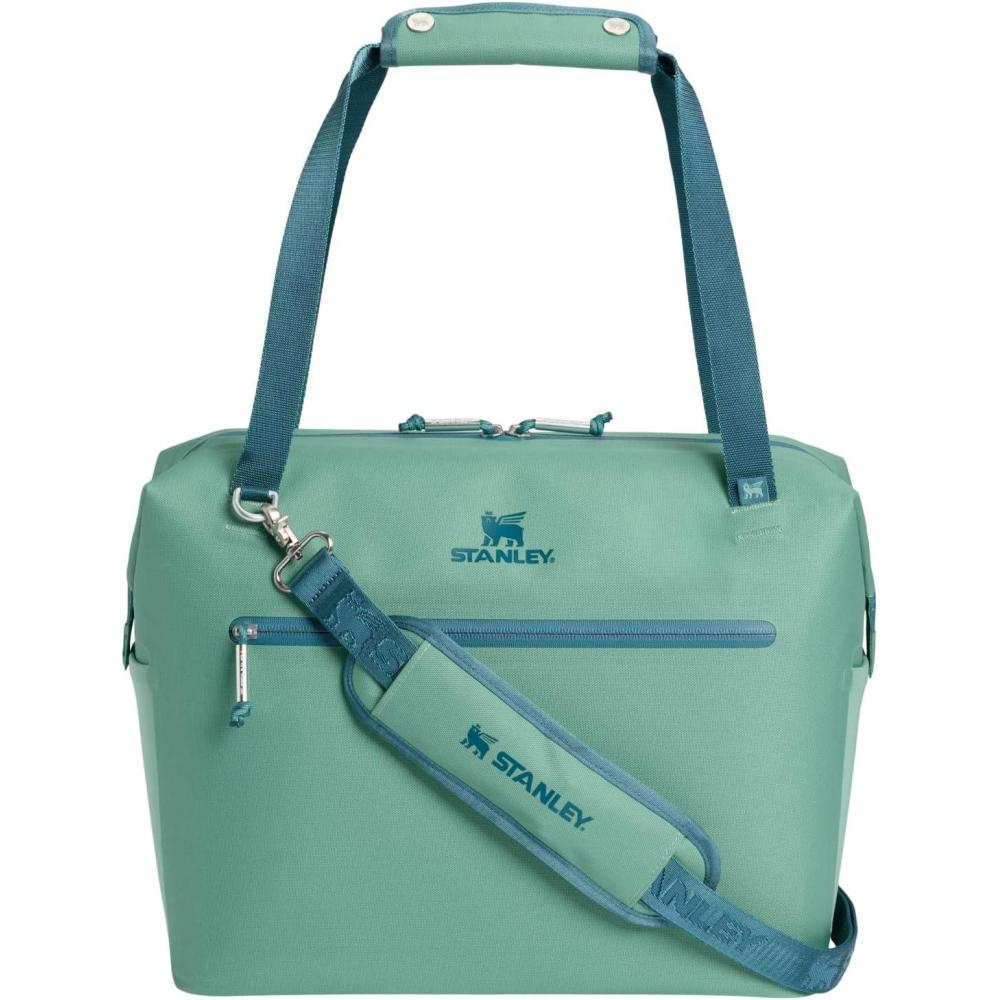 imageStanley All Day Julienne Soft Cooler Bag and Lunch Box Insulated Travel Bag with Zipper BPAFreeSpring Green