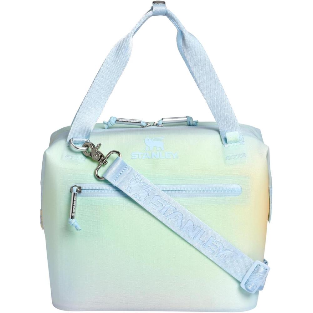imageStanley All Day Julienne Soft Cooler Bag and Lunch Box Insulated Travel Bag with Zipper BPAFreeSunrise Spiral