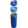 STANLEY Cafe To Go Travel Mug 16 oz | Leakproof Two-Part Drink Through Lid | Tumbler Cup for Coffee, Tea and Drinks | Insulated Stainless Steel Coffee Mug | BPA-Free | Cobalt