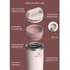 STANLEY Cafe To Go Travel Mug 16 oz | Leakproof Two-Part Drink Through Lid | Tumbler Cup for Coffee, Tea and Drinks | Insulated Stainless Steel Coffee Mug | BPA-Free | Cobalt