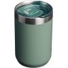 STANLEY Everyday Camp Cup 12 oz | Drink Through Lid | Cup for Coffee, Tea and Drinks | Insulated Stainless Steel | BPA-Free | Hammertone Green
