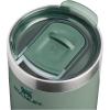 STANLEY Everyday Camp Cup 12 oz | Drink Through Lid | Cup for Coffee, Tea and Drinks | Insulated Stainless Steel | BPA-Free | Hammertone Green