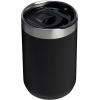 STANLEY Everyday Camp Cup 12 oz | Drink Through Lid | Cup for Coffee, Tea and Drinks | Insulated Stainless Steel | BPA-Free(Black 2.0)