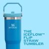 STANLEY IceFlow 2.0 Flip Straw Tumbler with Handle 14 oz | Twist On Lid and Flip Up Straw | Leakproof Water Bottle | Insulated Stainless Steel | BPA-Free | Ash(Cranberry)