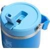 STANLEY IceFlow 2.0 Flip Straw Tumbler with Handle 14 oz | Twist On Lid and Flip Up Straw | Leakproof Water Bottle | Insulated Stainless Steel | BPA-Free | Ash(Azure)