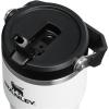 STANLEY IceFlow 2.0 Flip Straw Tumbler with Handle 14 oz | Twist On Lid and Flip Up Straw | Leakproof Water Bottle | Insulated Stainless Steel | BPA-Free | Ash(Chalk)