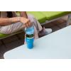STANLEY IceFlow 2.0 Flip Straw Tumbler with Handle 14 oz | Twist On Lid and Flip Up Straw | Leakproof Water Bottle | Insulated Stainless Steel | BPA-Free | Ash(Azure)
