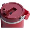 STANLEY IceFlow 2.0 Flip Straw Tumbler with Handle 14 oz | Twist On Lid and Flip Up Straw | Leakproof Water Bottle | Insulated Stainless Steel | BPA-Free | Ash(Chili Red)
