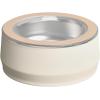 STANLEY Pet Bowl | 3-Cup (24 oz) Insulated Stainless Steel Dog & Cat Bowl | Splash-Resistant Lid | Dishwasher Safe | BPA-Free | Rose Quartz(Cream)