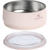 STANLEY Pet Bowl | 3-Cup (24 oz) Insulated Stainless Steel Dog & Cat Bowl | Splash-Resistant Lid | Dishwasher Safe | BPA-Free | Rose Quartz(Rose Quartz)