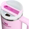 STANLEY Quencher H2.0 Tumbler with Handle and Straw 30 oz | Flowstate 3-Position Lid | Cup Holder Compatible for Travel | Insulated Stainless Steel Cup | BPA-Free | Sahara Plume(Light Pink/Pink)