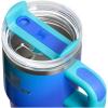 STANLEY Quencher H2.0 Tumbler with Handle and Straw 30 oz | Flowstate 3-Position Lid | Cup Holder Compatible for Travel | Insulated Stainless Steel Cup | BPA-Free | Sahara Plume(Sea Glass Aura)