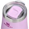STANLEY Reserve Wine Tumbler | 11 oz Stainless Steel Travel Mug For Wine, Cocktails, Soda | Keeps Drinks Cold for Hours | BPA-Free | Black 2.0(Soft Orchid)