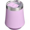 STANLEY Reserve Wine Tumbler | 11 oz Stainless Steel Travel Mug For Wine, Cocktails, Soda | Keeps Drinks Cold for Hours | BPA-Free | Black 2.0(Soft Orchid)