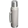 Stanley Classic Legendary Vacuum Bottle 1.1 qt | Wide Mouth with Leakproof Cup Lid | Keep Drinks Hot or Cold | Packable for Travel | Insulated Stainless Steel Thermos | BPA-Free | Hammertone Ash